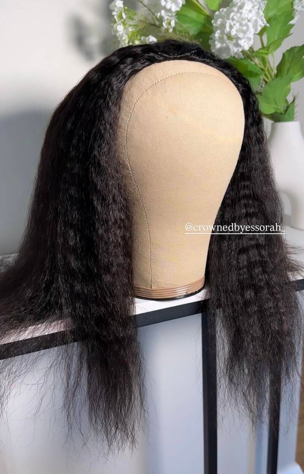 Kinky Straight Half wig