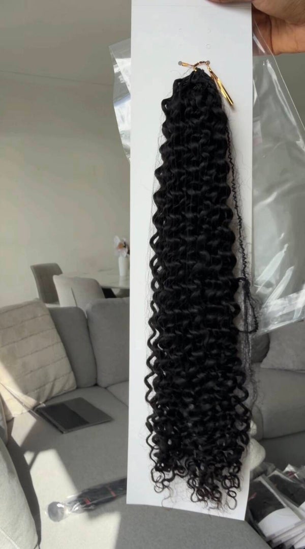 Kinky Curly Crotchet Hair Bundles - Miracle Knots