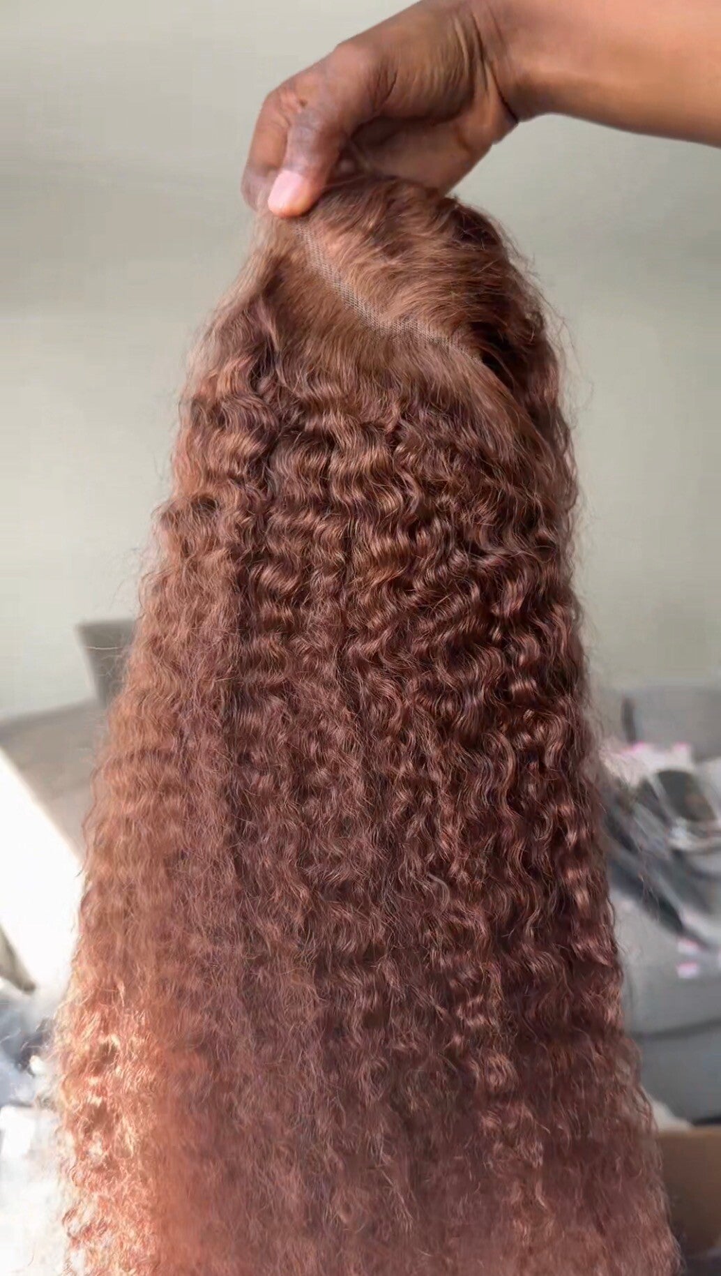 Kinky Curly 9*6 Glueless Wig - 22inch Blonde