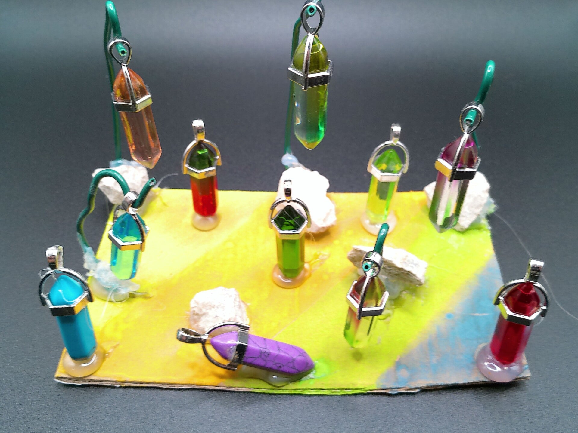 Kristall-Halsketten -Anhänger