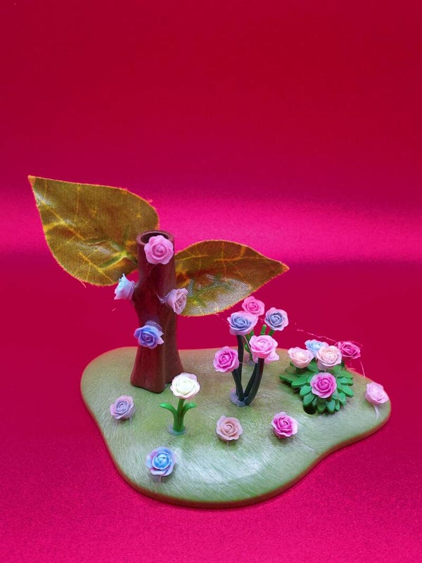 Mini-Farbige-Rosenblüten