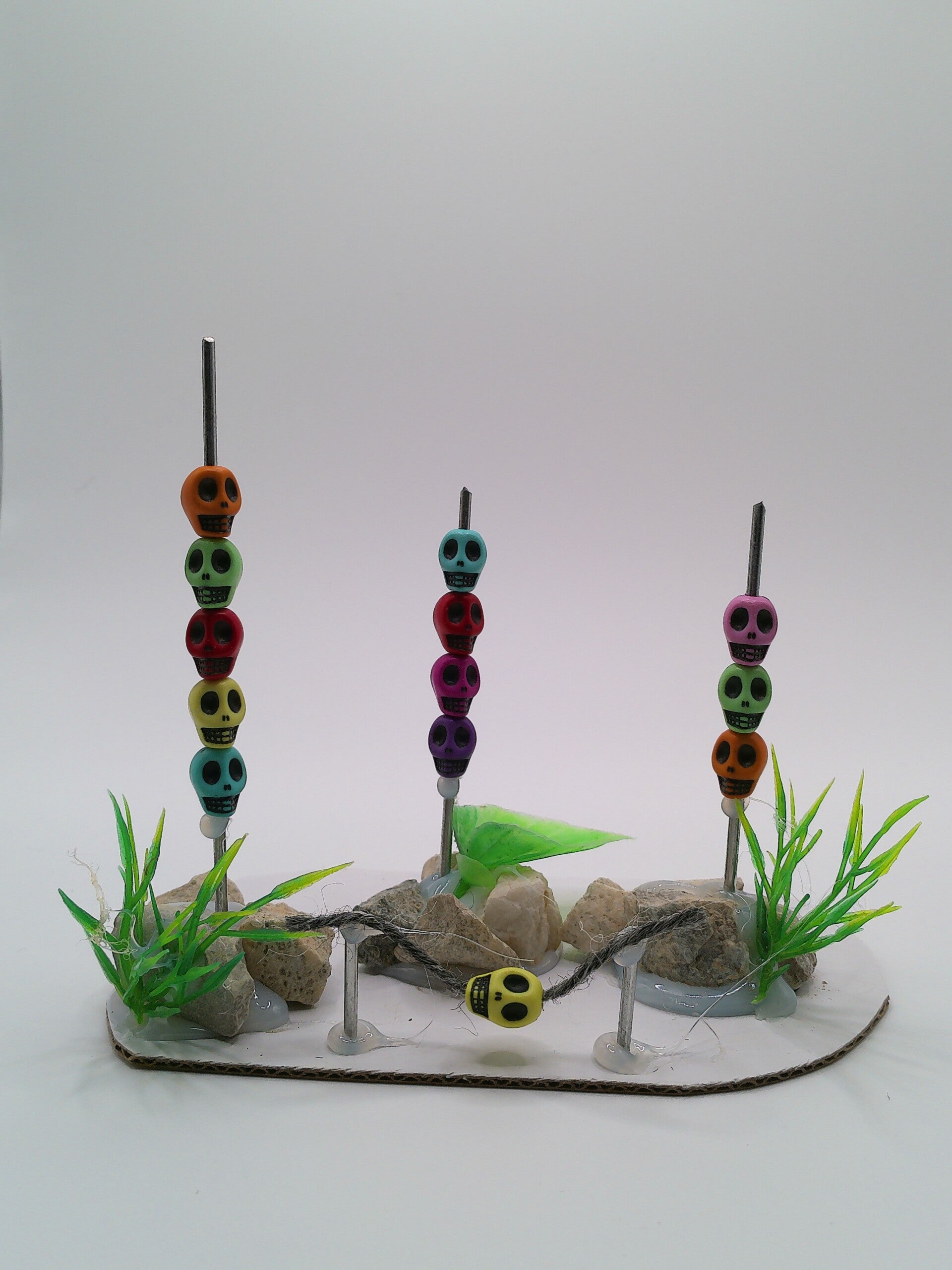 Halloween-Schädelperlen