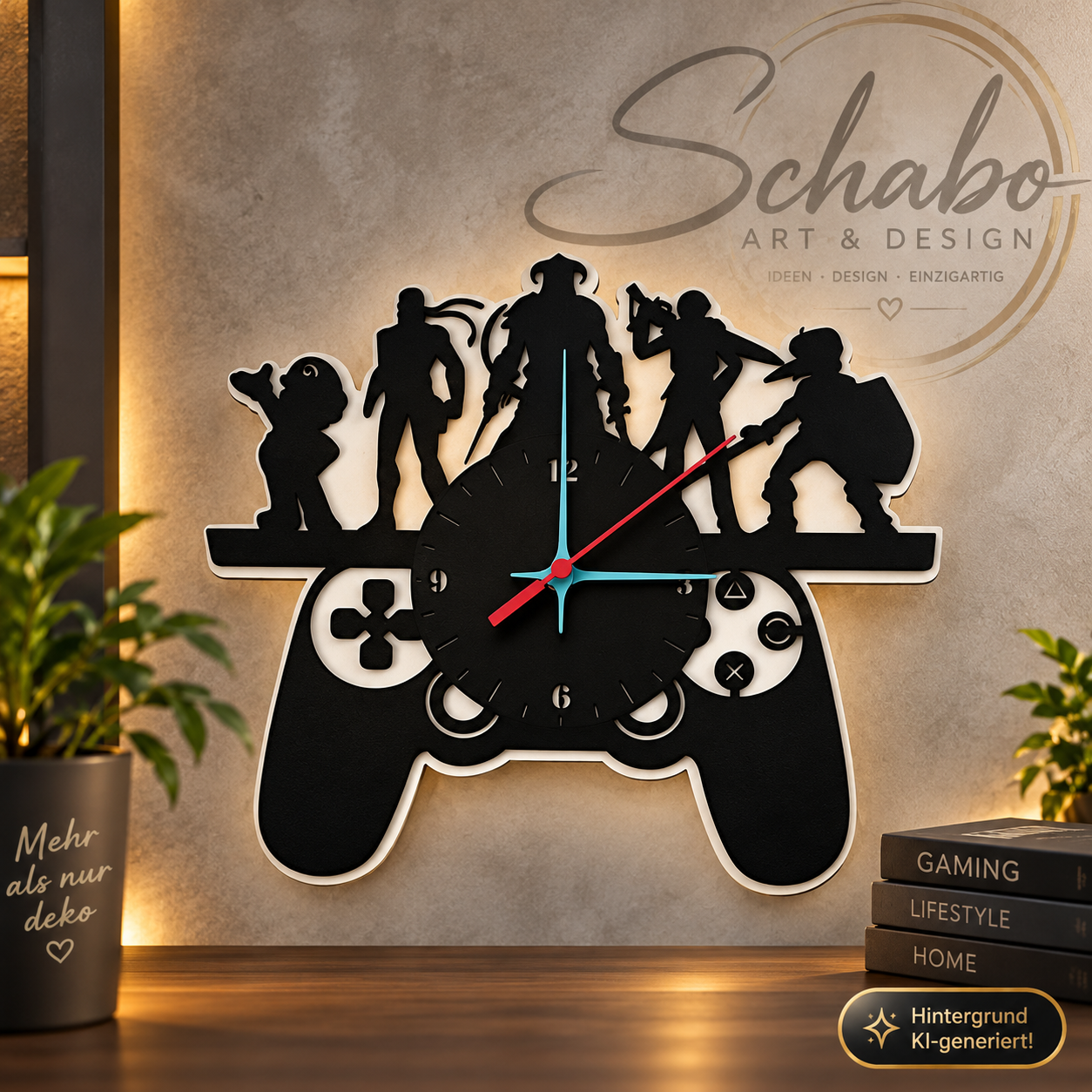 Wanduhr PLAY the GAME