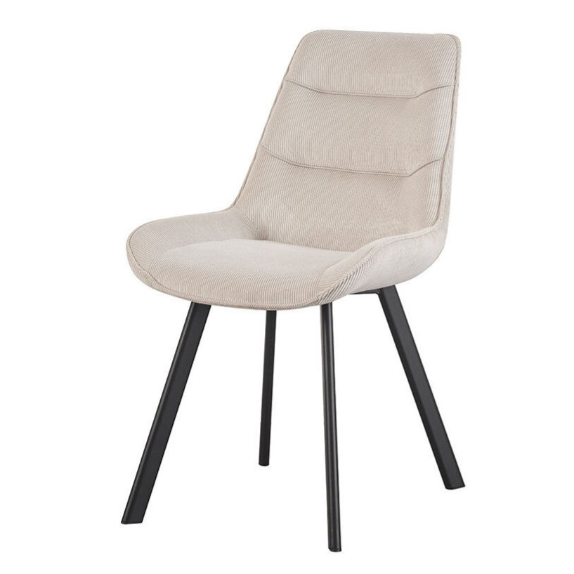 Chaise 'Amelie' Corduroy Sable
