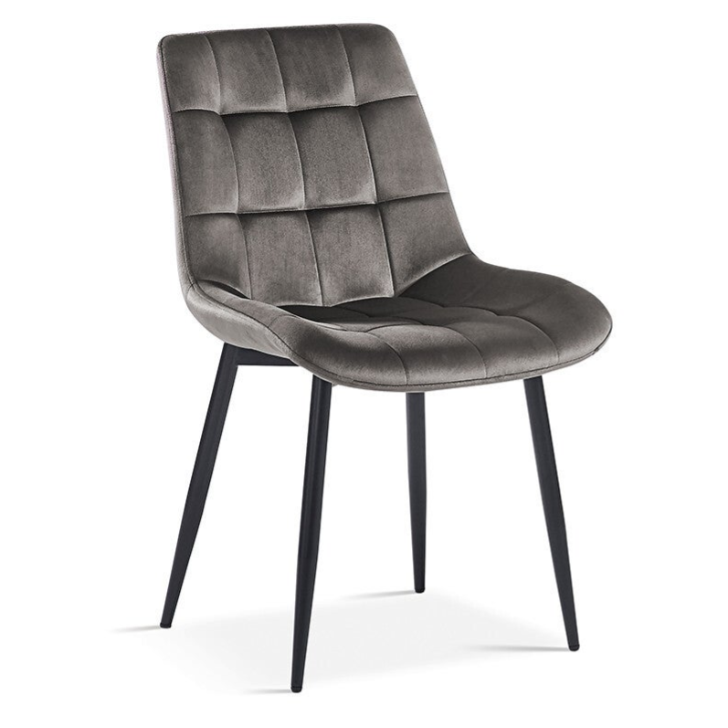 Chaise 'Juta' Velours Taupe