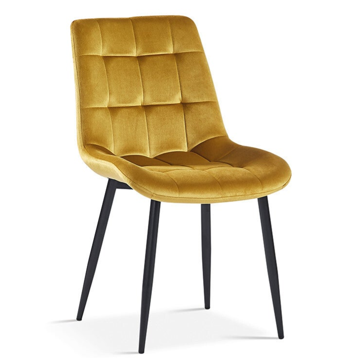 Chaise 'Juta' Velours Or