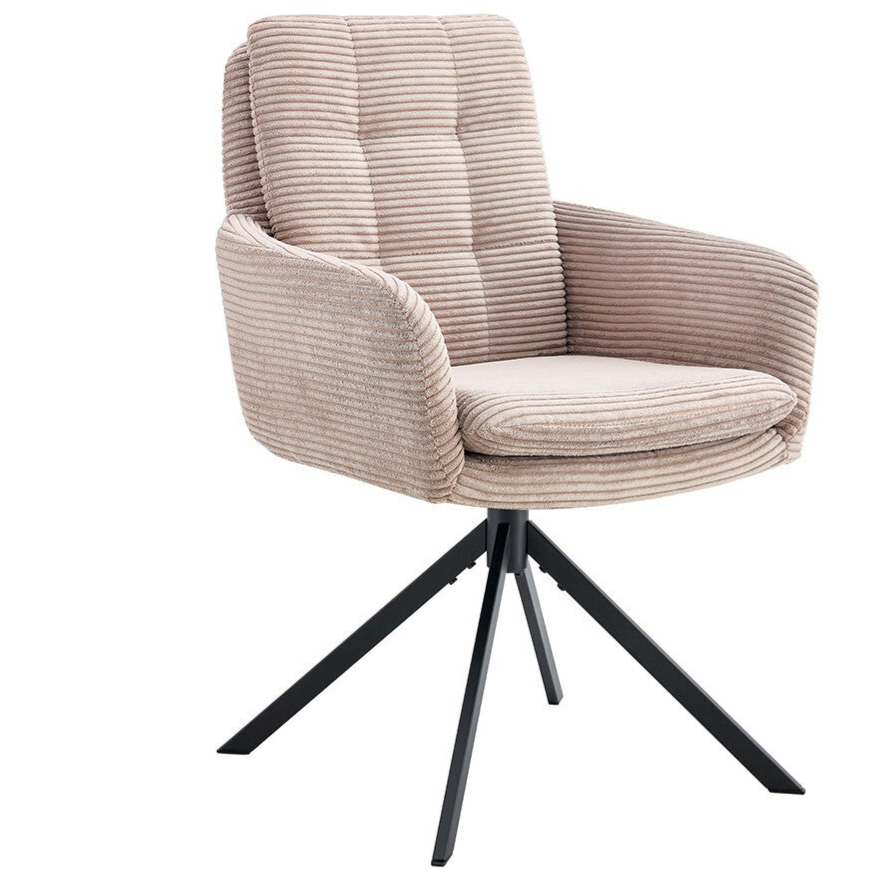 Chaise 'Luna' Pivotante Sable