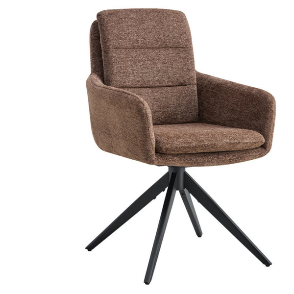 Chaise 'Lisold' Pivotante Brun