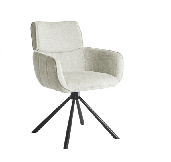 Chaise de salle à manger Marta - Lin beige