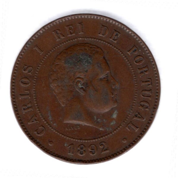 Portugal. 20 Reis 1892.   dy11278