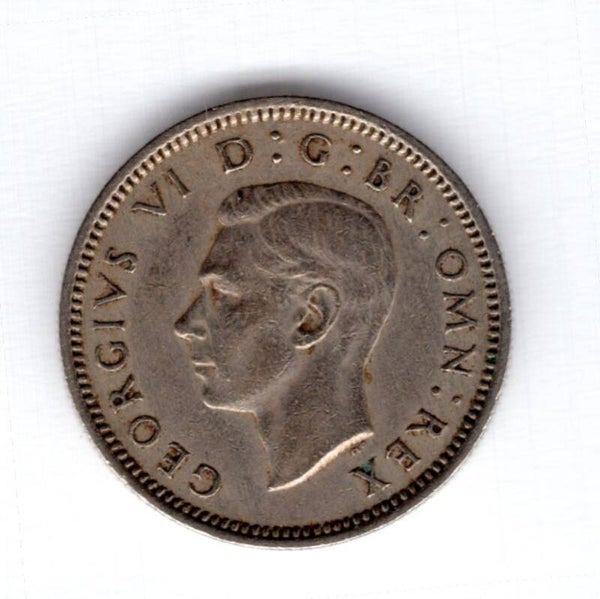 George VI. Sixpence 1952.