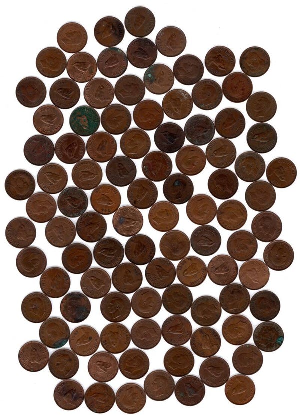 Great Britain, 100 Farthings, DY11363.