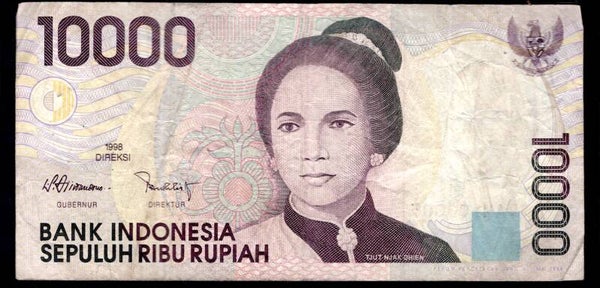Indonesia. 10,000 Rupiah 1998. LAM103885. Fine.