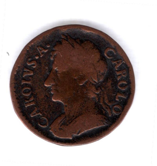 Charles II. Farthing 1674                 dy12243