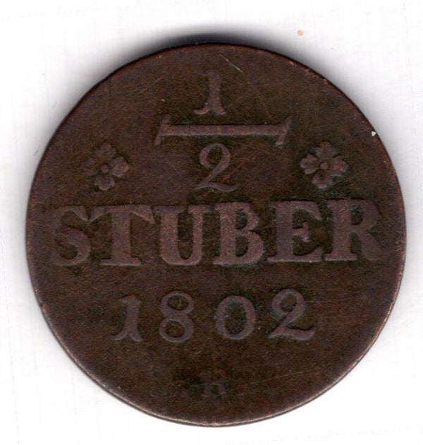 Duchy of Berg. 1/2 Steuben 1802.   dy12297