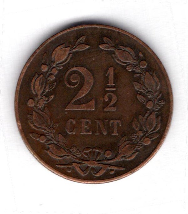 Netherlands. 2.5 Cents 1898.  dy12298