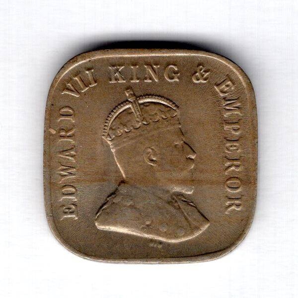 Ceylon. 5 Cents 1910.
