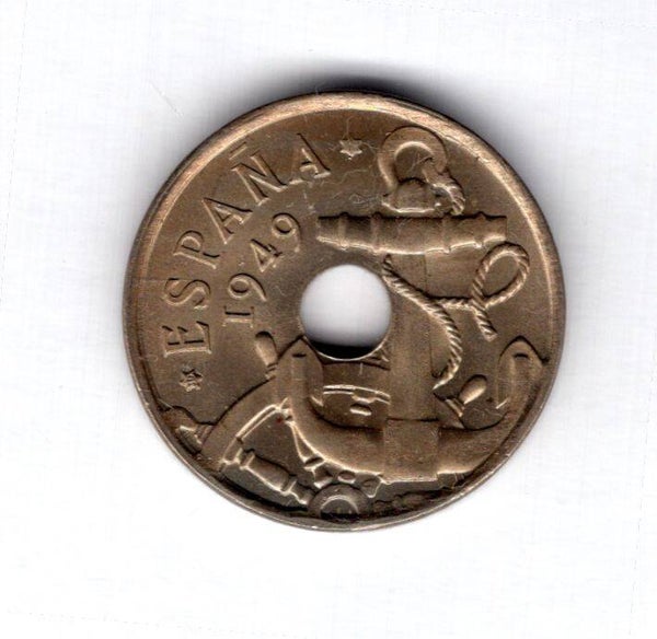 Spain. 50 Centimos. 1949.  dy12350