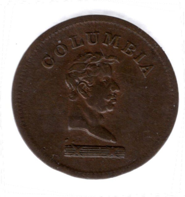 Great Britain, Columbia Farthing Token, C.1820s-30s. DY12360