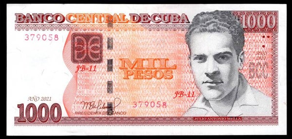 Cuba. 1,000 Pesos 2021. 379058. GVF.  dy12472