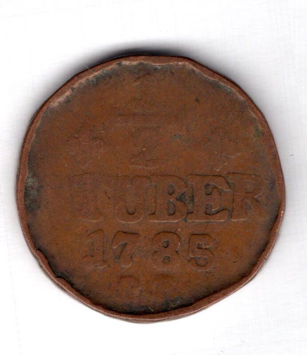 Julich-Berg. 1/2 Stuben 1785.
