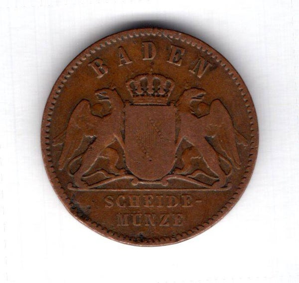 Baden. Kreuzer 1862.   dy12489