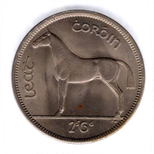 Ireland. Halfcrown 1963.