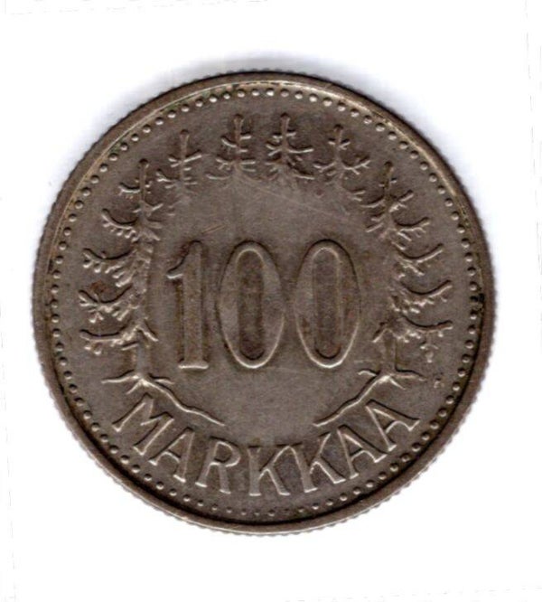 Finland. 100 Markkaa 1958H.   dy12505