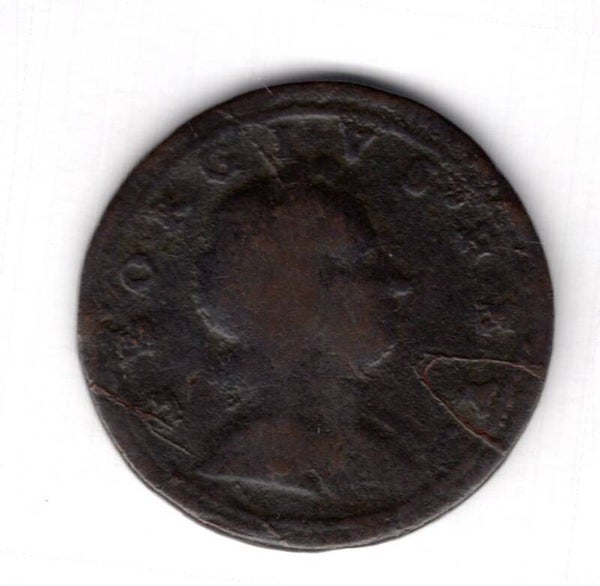 George I. Halfpenny 1723.