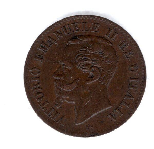 Italy. 2 Centesimi 1862N.  dy12577