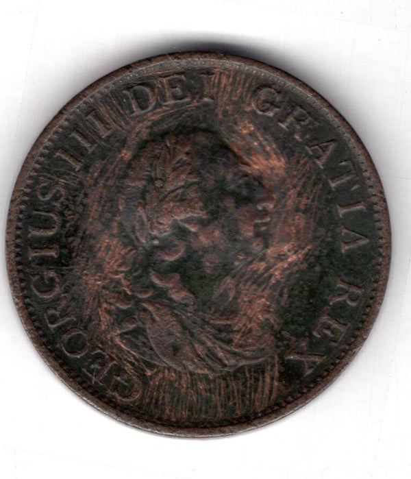 George III. Halfpenny 1799.   DY12597.