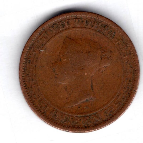 Ceylon. Cent 1891.