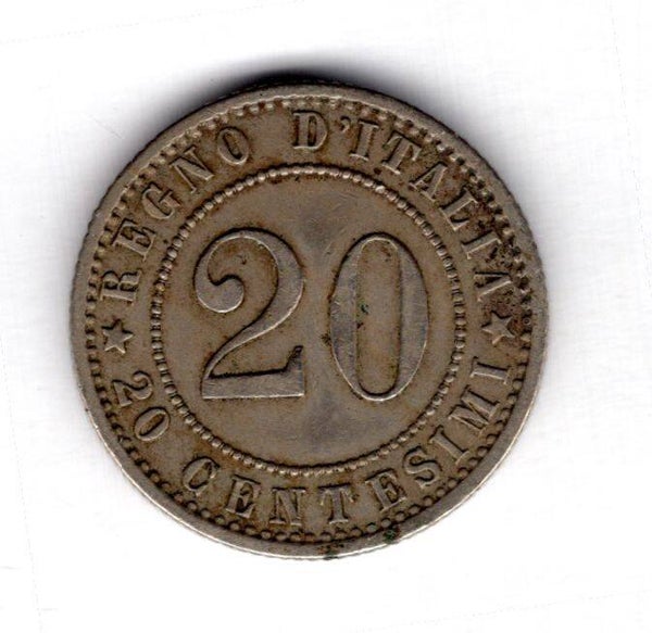 Italy. 20 Centesimi 1895.