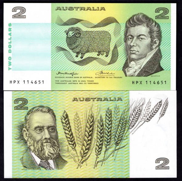 Australia, $2, Knight-Wheeler (1976), series HPX. GEF.
