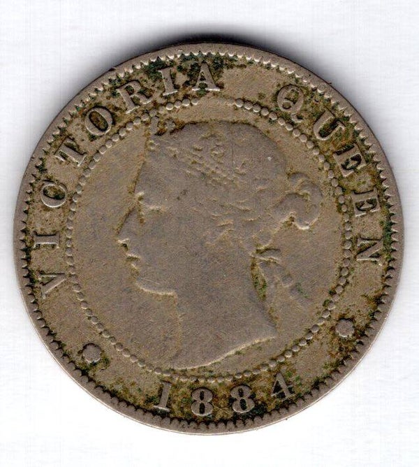 Jamaica. Halfpenny 1884.  DY12832