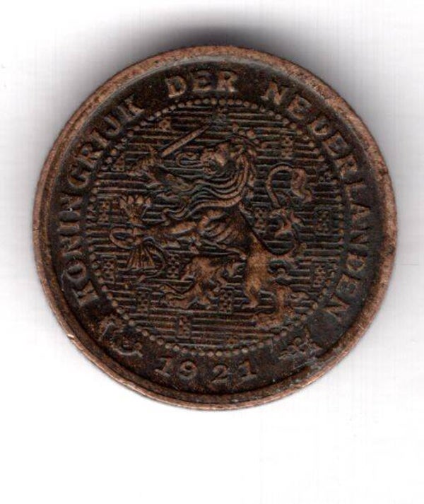 Netherlands. Half Cent 1921.   dy12872