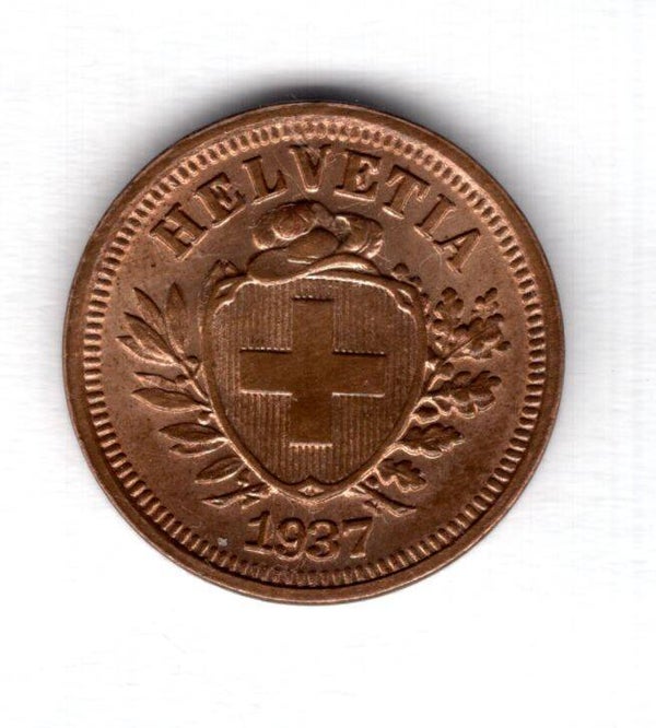 Switzerland. Rappen 1937.   dy13017