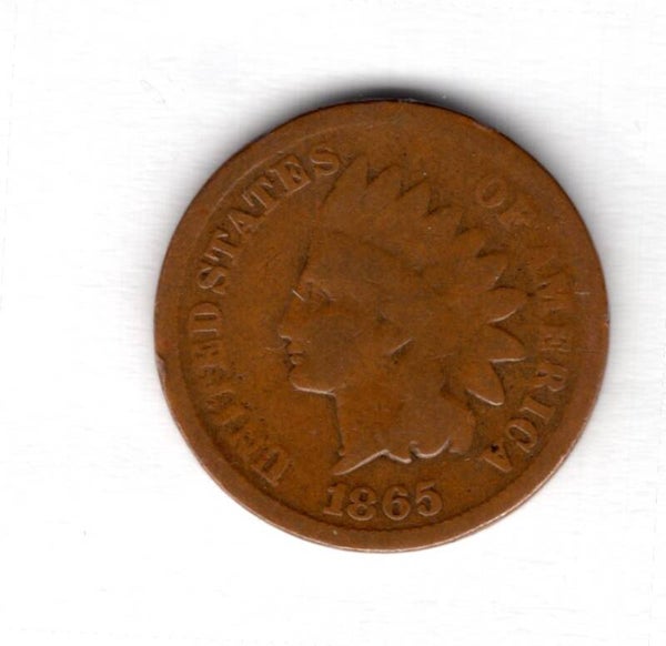 USA. 1 Cent 1865.      dy13158
