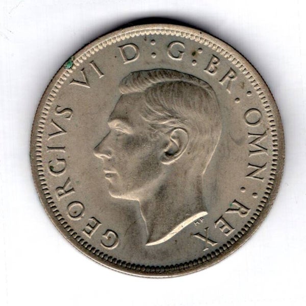 George VI. Halfcrown 1947.