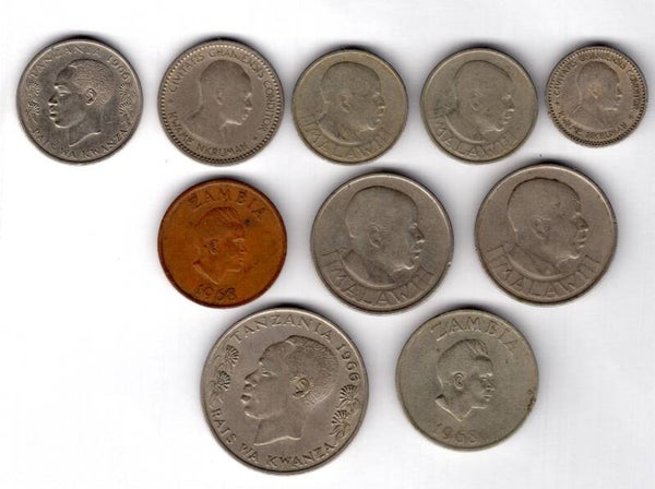 Africa, small selection (10) of post colonial issues.