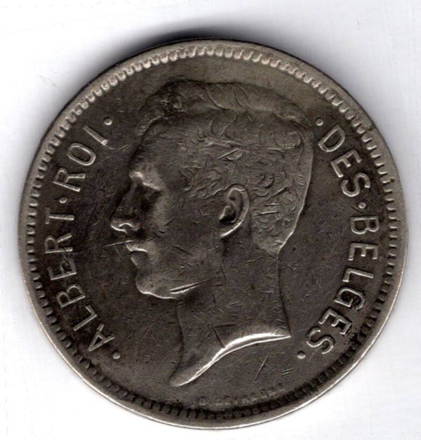 Belgium. 5 Francs 1931. (French).