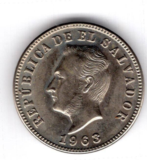 El Salvador. 5 Centavos 1963.   DY13363