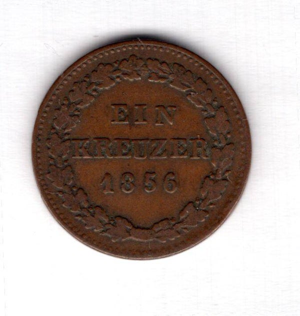 Nassau. 1 Kreuzer 1856.