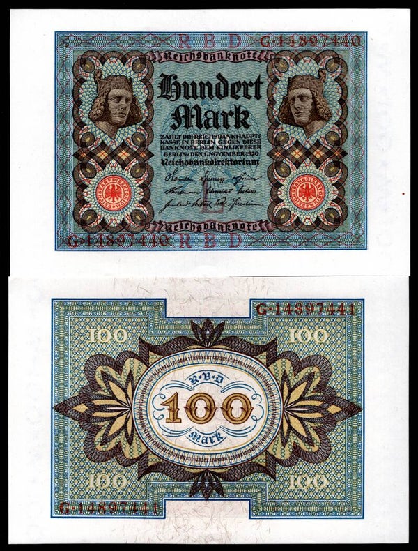 Germany. 100 Mark 1920. (WPM 69b). GEF.