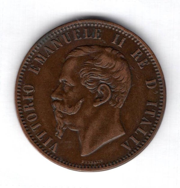 Italy. 10 Centesimi 1866N.   dy13403