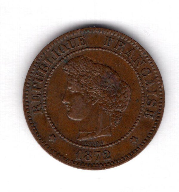France. 5 Centimes 1872A.