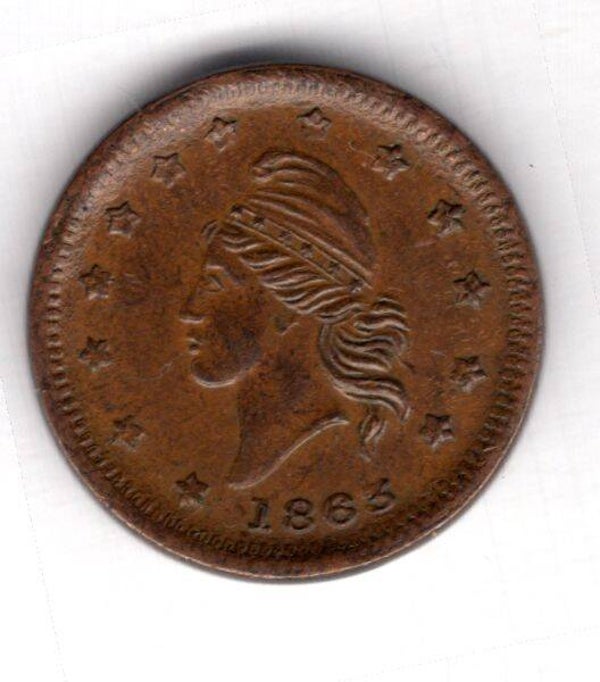 USA. Civil War Token, Army & Navy 1863.   dy13409