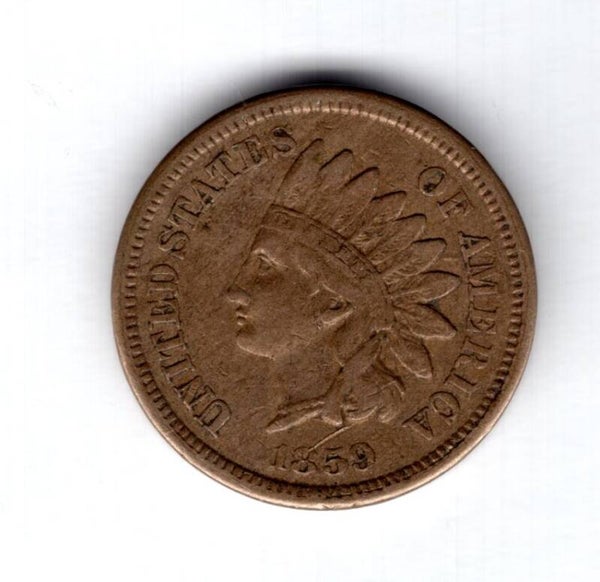 USA. 1 Cent 1859.  dy13421