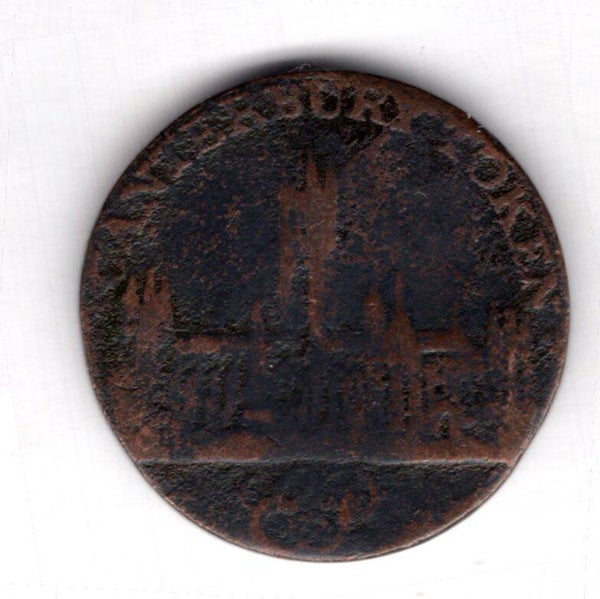Canterbury Halfpenny 1792.   DY13476