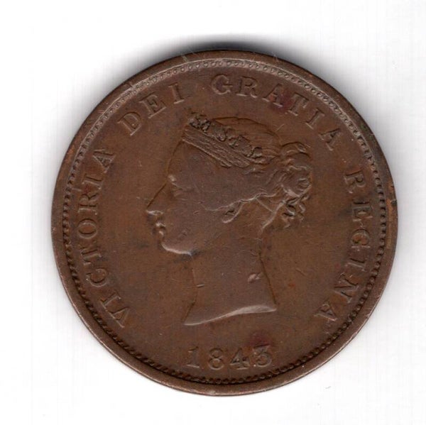 Canada. New Brunswick. Penny Token 1843.  dy13527
